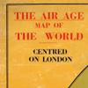 Antiguos Maps - Air Age Map of The World Centred on London England Circa 1945 - Measures 24 inches x 24 inches (610 mm x 610 mm) view 2