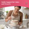 12 inch White Round Coated Cakeboard, Waxed Greaseproof, Disposable Cake Circle Sturdy Corrugated Base Boards Cardboard, Pack of 100 ct. view 3
