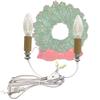 National Artcraft Ceramic Wreath Lighting Kit with 6' White Cord view 2
