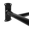 Utopia Alley Rustproof Wall Mounted Aluminum D-shape Shower Rod With Ceiling Support for Freestanding Tubs, 60 Inch Large Size by 25 Inch, Matte Black view 3