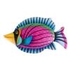 Yardwe Garden Wrought Iron Fish Wall Hanging Outdoor Decoration Household Decor Ocean Decorations Tropical Fish Wall Art Metal Fish Wall Fish Figurines Ocean Fish Decor Metal Fish Decor view 1