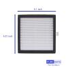 PUREBURG Replacement Filter Compatible with Afloia AQ8 Q8 & Honati Hysure Q7,Tenergy Sorbi 2-in-1 Dehumidifier (1000ML), 3-Pack HEPA view 4