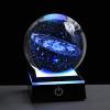3d Solar System Model Crystal Ball 80mm 3.15inch - Outer Space Astronomy Gifts Room Decor Crystal Sphere Unique Gifts For Men Him Best Birthday Dad Physics Science Teacher Night Light Planet Lamp view 1