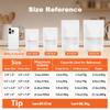 FireKylin 100 Pcs Resealable Bags, Paper Stand Up Pouches Bags with Matte Window for Small Businness, Zipper & Heat Sealable Treat Bags for Packaging(Inner Size 2.9" x 3"; Outer Size 3.5" x 5.5") view 3