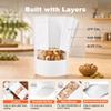 FireKylin 100 Pcs Resealable Bags, Paper Stand Up Pouches Bags with Matte Window for Small Businness, Zipper & Heat Sealable Treat Bags for Packaging(Inner Size 2.9" x 3"; Outer Size 3.5" x 5.5") view 4