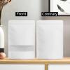FireKylin 100 Pcs Resealable Bags,Inner Size 5.2" x 5.7" (Outer Size 5.9" x 8.6") Stand Up White Paper Bags with Matte Window, Zipper Food Storage Bags for Packaging Products, Reusable, Sealable view 3
