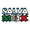 Shirtsurf Salvadorian Mexican Sticker Salva-Mex El Salvador Mexico Mujer Woman Pupusas Mexicana Salvadorena Decal Latino America Hispanic view 1