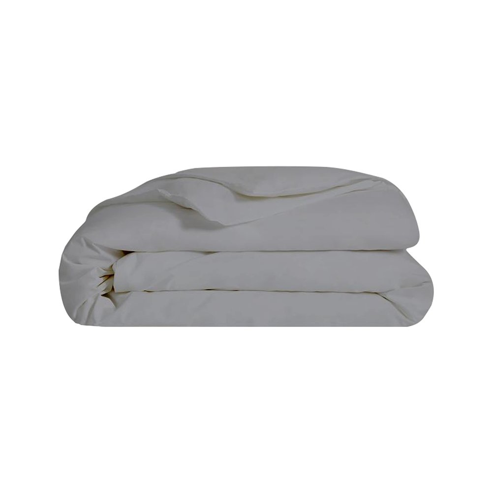 A1HC 100% Organic Cotton Duvet Cover, 300 Thread Count GOTS Certified, Fair Trade Certified, Oeko-TEX Certified, Soft & Silky Sateen Weave (King, Dark Grey)