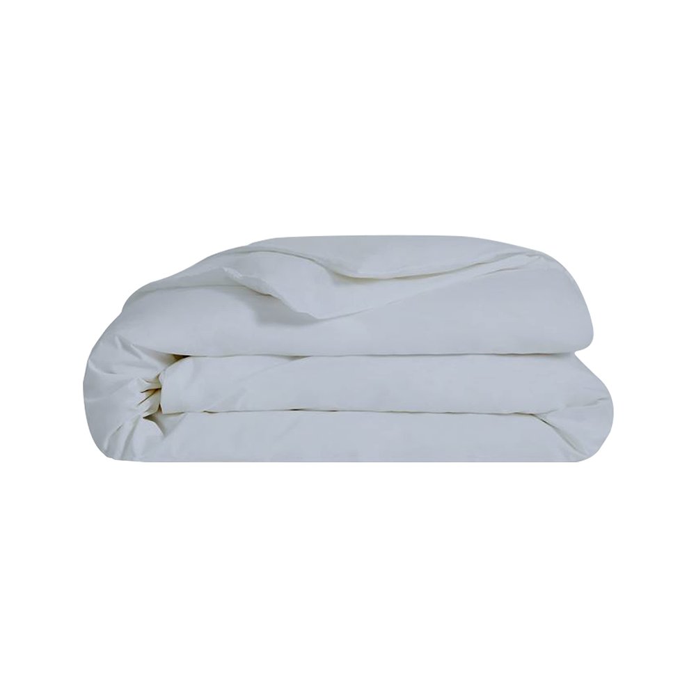 A1HC 100% Organic Cotton Duvet Cover, 300 Thread Count GOTS Certified, Fair Trade Certified, Oeko-TEX Certified, Soft & Silky Sateen Weave (Queen, Light Blue)