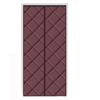 BWBG Magnetic Door Curtain Privacy,28x80inch Magnetic Screen Door with Thermal Cold Protection Easy Install Oxford Cloth Thicken Cotton Door Cover for Air Conditioner Heater Room/Kitchen,Oxford