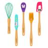 CHEFCLUB KIDS Children's Kitchen Utensils, Silicone, Multicoloured, Small view 1