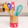 CHEFCLUB KIDS Children's Kitchen Utensils, Silicone, Multicoloured, Small view 2