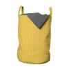 Ambesonne Honeycomb Laundry Bag, Geometric Pattern Hexagons Abstract Composition Modern Art Illustration, Hamper Basket with Handles Drawstring Closure for Laundromats, 13" x 19", Yellow Earth Yellow view 1