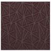 Furnish my Place Modern Indoor/Outdoor Commercial Burgundy Rug, Modern Area Rug, Home Decor Mat, Commercial Rug for Living Room, Bedroom, Event, Made in USA - 6' x 6' Square view 1