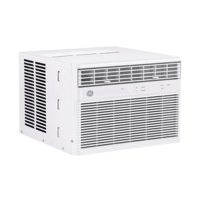 GE Window Air Conditioner 12000 BTU, Wi-Fi Enabled, Energy-Efficient Cooling for Large Rooms, 12K BTU Window AC Unit with Easy Install Kit, Control Using Remote or Smartphone App