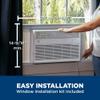 GE Window Air Conditioner 12000 BTU, Wi-Fi Enabled, Energy-Efficient Cooling for Large Rooms, 12K BTU Window AC Unit with Easy Install Kit, Control Using Remote or Smartphone App view 2
