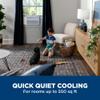 GE Window Air Conditioner 12000 BTU, Wi-Fi Enabled, Energy-Efficient Cooling for Large Rooms, 12K BTU Window AC Unit with Easy Install Kit, Control Using Remote or Smartphone App view 3