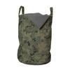 Ambesonne Camouflage Laundry Bag, Digital Pixel Design Repeating Camo Pattern, Hamper Basket with Handles Drawstring Closure for Laundromats, 13" x 19", Green view 1
