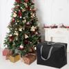 ProPik Christmas Ornaments Accessories Storage Bag Tear-proof Polyester Material 15 X 9.8 X 18.1 With Handles And Full Length Zipper (Black) view 3