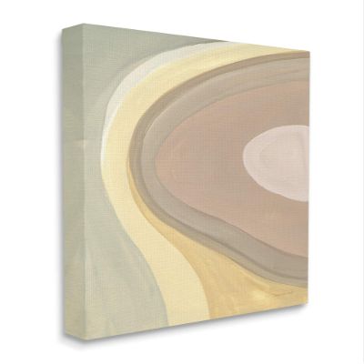 Stupell Industries Abstract Organic Curves Neutral Brown Yellow