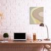 Stupell Industries Abstract Organic Curves Neutral Brown Yellow view 2