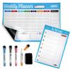 Kenco Fridge Calendar, Magnetic Dry Erase Whiteboard Planners for Refrigerators - Board Made in The USA (Weekly Planner + to Do List and Markers) view 1