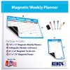Kenco Fridge Calendar, Magnetic Dry Erase Whiteboard Planners for Refrigerators - Board Made in The USA (Weekly Planner + to Do List and Markers) view 2