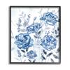 Stupell Industries Blue Rose Garden Abstract Toile Florals view 1