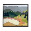 Stupell Industries Winter Thawed Abstract Snow Mountain Landscape view 1