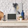Stupell Industries Modern Rain Abstraction Black Gold Distressed Detail view 2