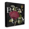 Stupell Industries Beauty Text Over Vintage Red Thorned Rose view 1