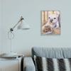 Stupell Industries French Bulldog with Donuts Dessert Pet Dog view 2