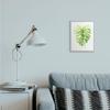 Stupell Industries Monstera Leaf Tropical Plant Over White view 2