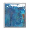 Sea Wave Inspired Abstract Design Blue Red view 1