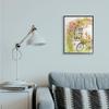 Stupell Industries Pink Bicycle with Charming Cat Cottage view 2