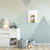Stupell Industries Baby Lion with Pink Bubble Gum Jungle Animal, Design by Leah Straatsma Canvas Wall Art, 16 x 20, White view 2