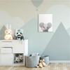 Stupell Industries Baby Elephant with Pink Bubble Gum Safari Animal, Design by Leah Straatsma Canvas Wall Art, 16 x 20, White view 2