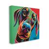 Stupell Industries Chroma Pop Puppy Labrador Dog Nose, Design by Carolee Vitaletti Canvas Wall Art, 30 x 30, Multi-Color view 1
