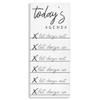 Stupell Industries Today's Agenda Taking Dog Out Funny Checklist, Design by Daphne Polselli Canvas Wall Art, 10x24, Off- White view 1