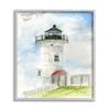 Stupell Industries Nobska Point Lighthouse Cliffside Coastal Architecture view 1