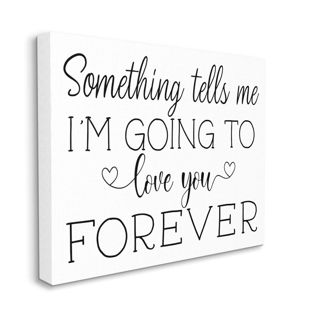 Stupell Industries Love You Forever Quote Minimal Romantic Sentiments