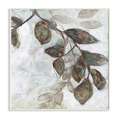 Stupell Industries Dark Brown Tree Branches Abstract Sketch Leaves
