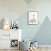 Baby Giraffe Resting Soft Yellow Brown Illustration view 2