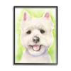 Stupell Industries Happy Smiling Westie Pet Dog in Grass view 1