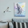 Stupell Industries Humpback Whale Ocean Jump Blue Water, Design by George Dyachenko Canvas Wall Art, 30 x 40 view 2