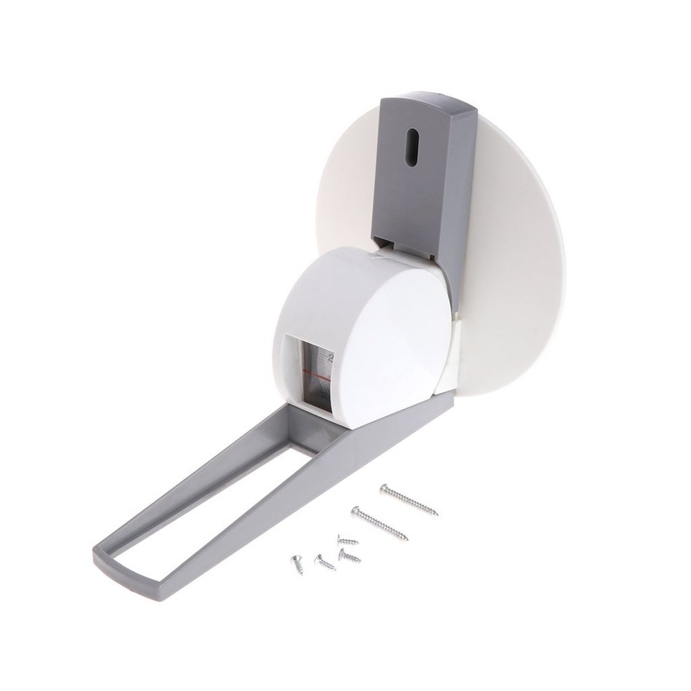 MOMOJIA 220cm Stadiometer Wall Mounted Height Meter Growth Ruler with Wall Plate
