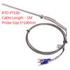 MOMOJIA RTD PT100 Temperature Sensor Thread M8 Cable 1M Thermocouple Probe 100mm 3 Wires view 3