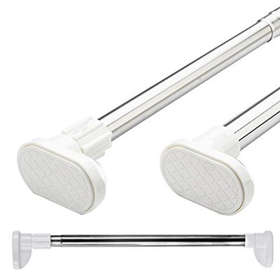 Shower Curtain Rail Telescopic Shower Curtain Rod Stainless Steel Rod Curtain Rod Clothes Pole Shower Curtain Trackfor Bathroom,Shower And Closet(Size : 112-180cm) Pull rod ( Size : 112-180cm )