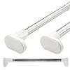 Shower Curtain Rail Telescopic Shower Curtain Rod Stainless Steel Rod Curtain Rod Clothes Pole Shower Curtain Trackfor Bathroom,Shower And Closet(Size : 112-180cm) Pull rod ( Size : 112-180cm ) view 1