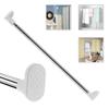 Shower Curtain Rail Telescopic Shower Curtain Rod Stainless Steel Rod Curtain Rod Clothes Pole Shower Curtain Trackfor Bathroom,Shower And Closet(Size : 112-180cm) Pull rod ( Size : 112-180cm ) view 2